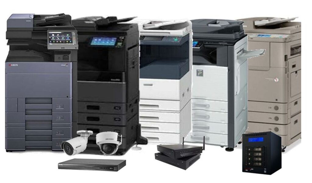 OA機器{複合機、防犯カメラ、UTM、サーバー}